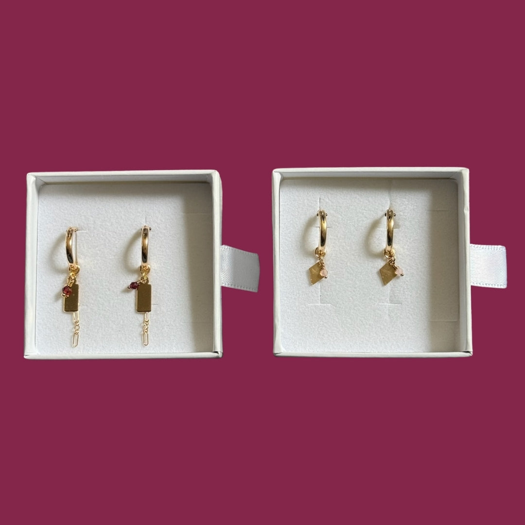 Gold Earring Bundles (2 Pairs)