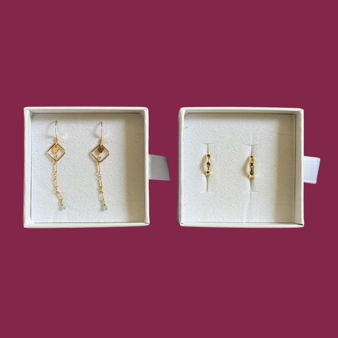 Gold Earring Bundles (2 Pairs)