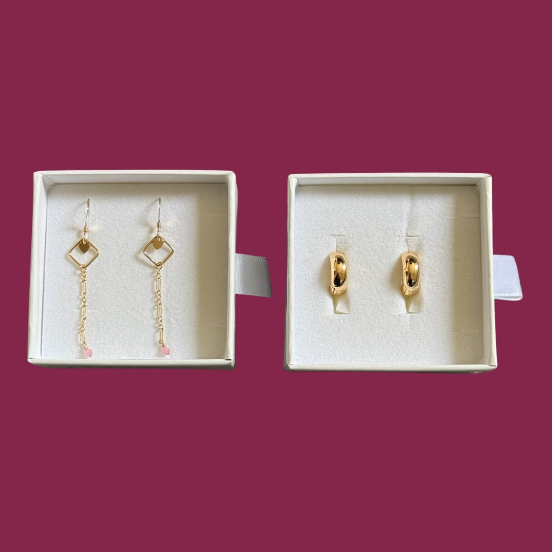Gold Earring Bundles (2 Pairs)