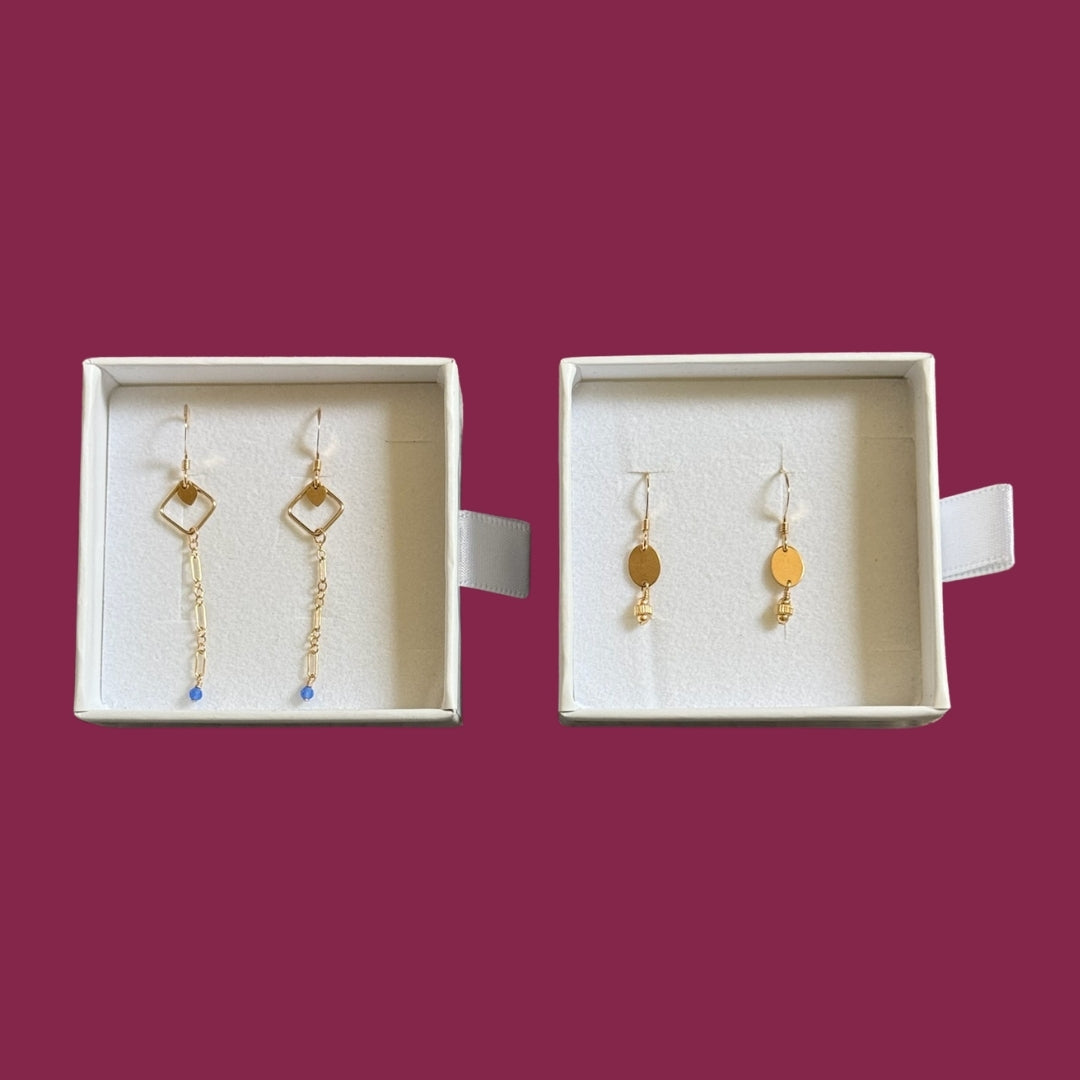 Gold Earring Bundles (2 Pairs)