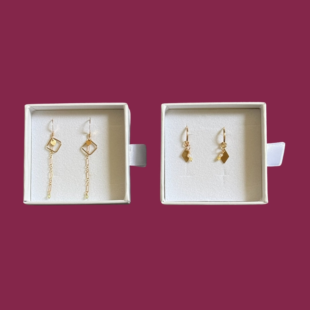 Gold Earring Bundles (2 Pairs)