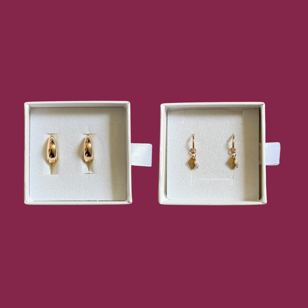 Gold Earring Bundles (2 Pairs)