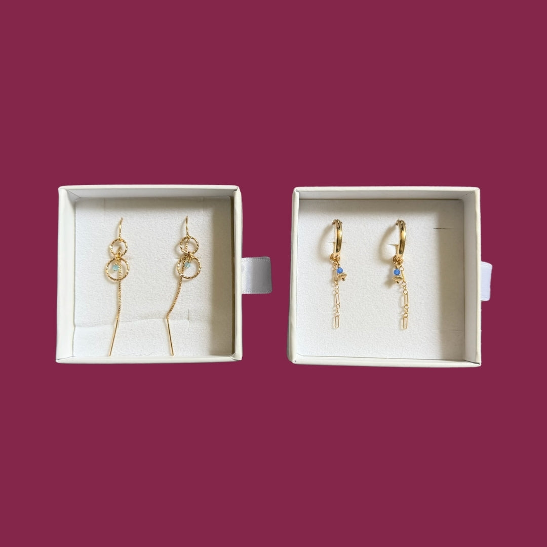 Gold Earring Bundles (2 Pairs)
