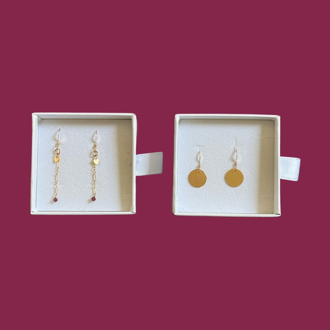 Gold Earring Bundles (2 Pairs)