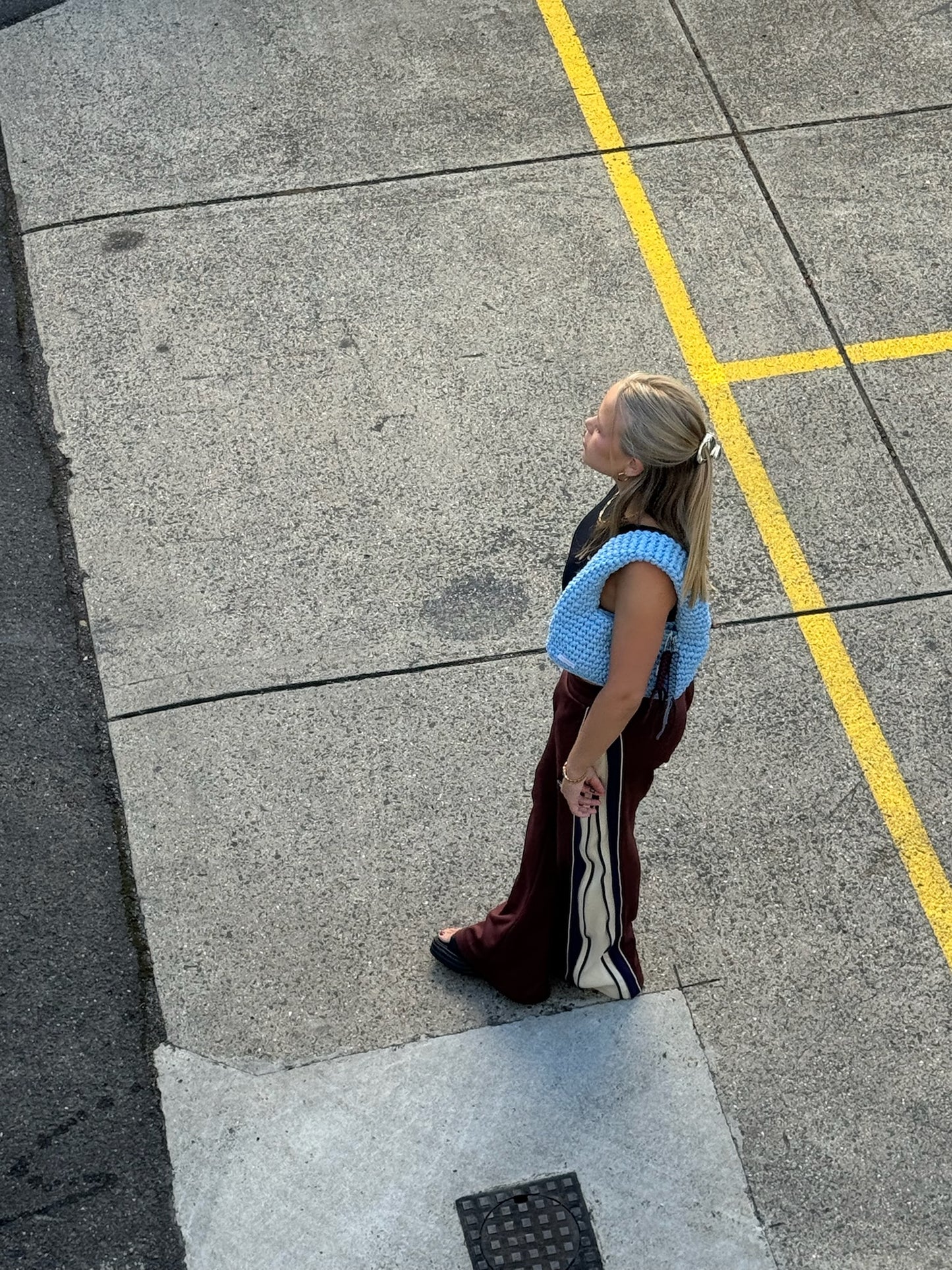 Light Blue Shoulder Bag