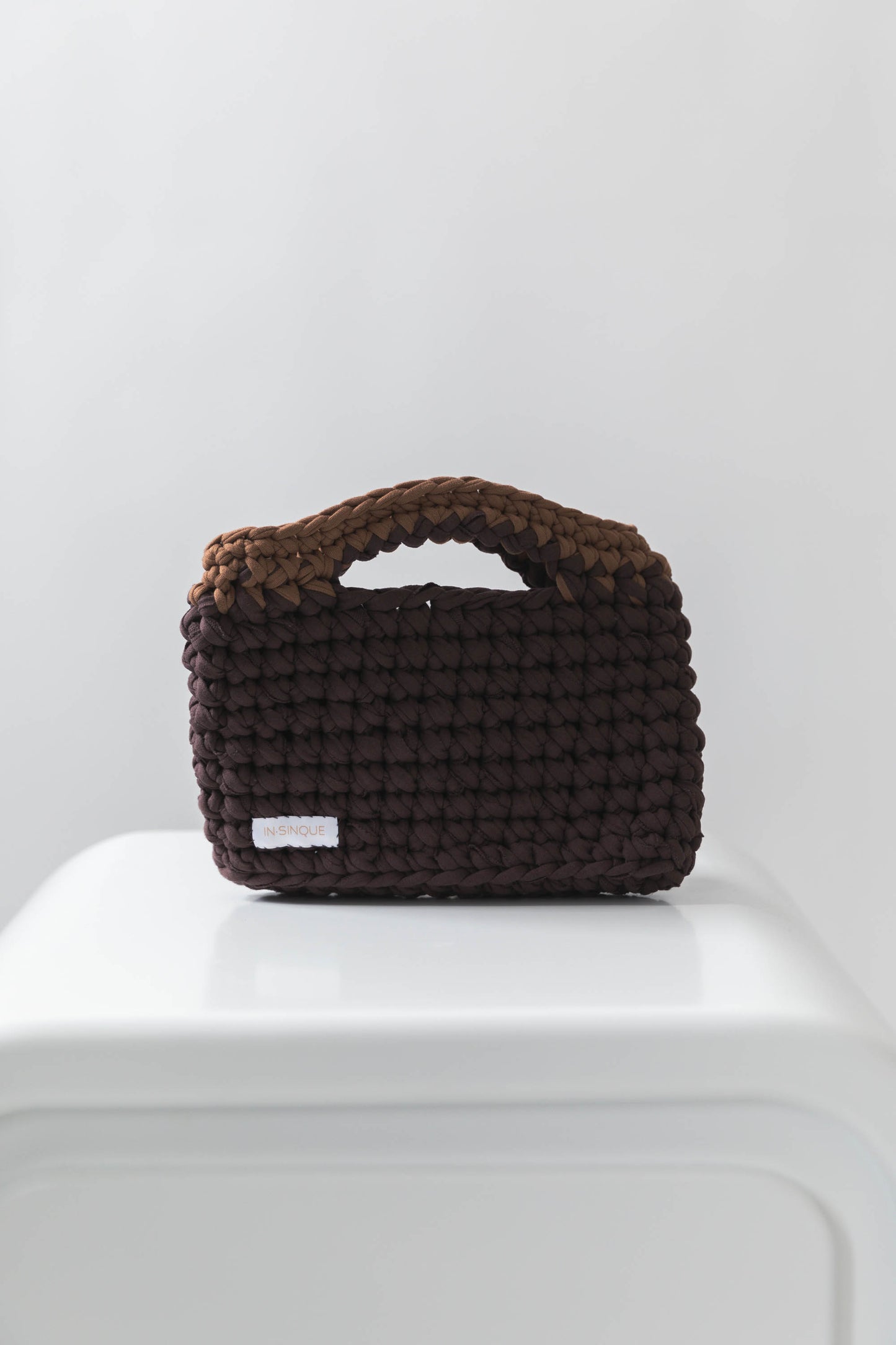 Margot Mini Clutch in Brown/Brown