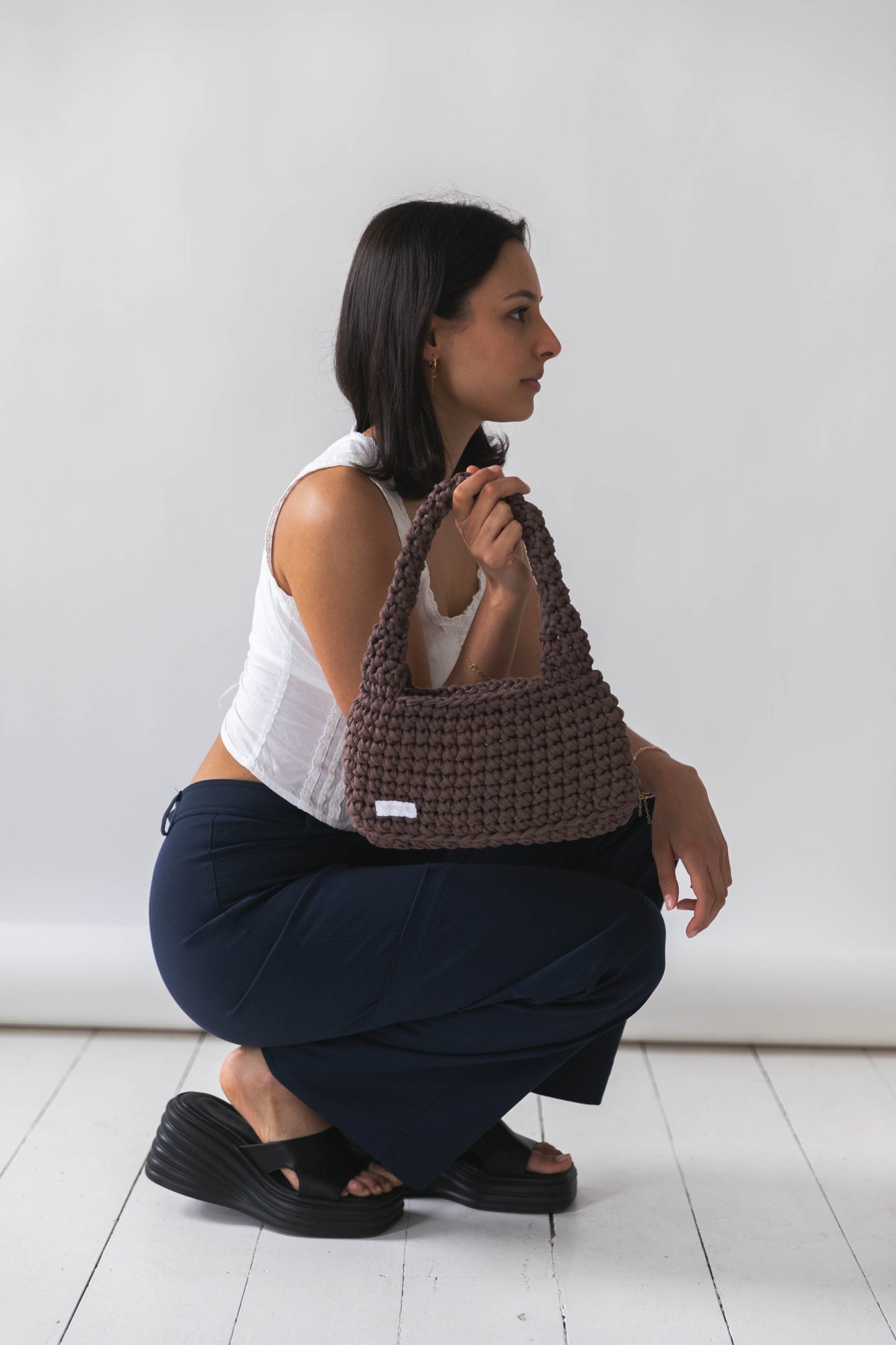 Merlot Everyday Shoulder Bag in Brown