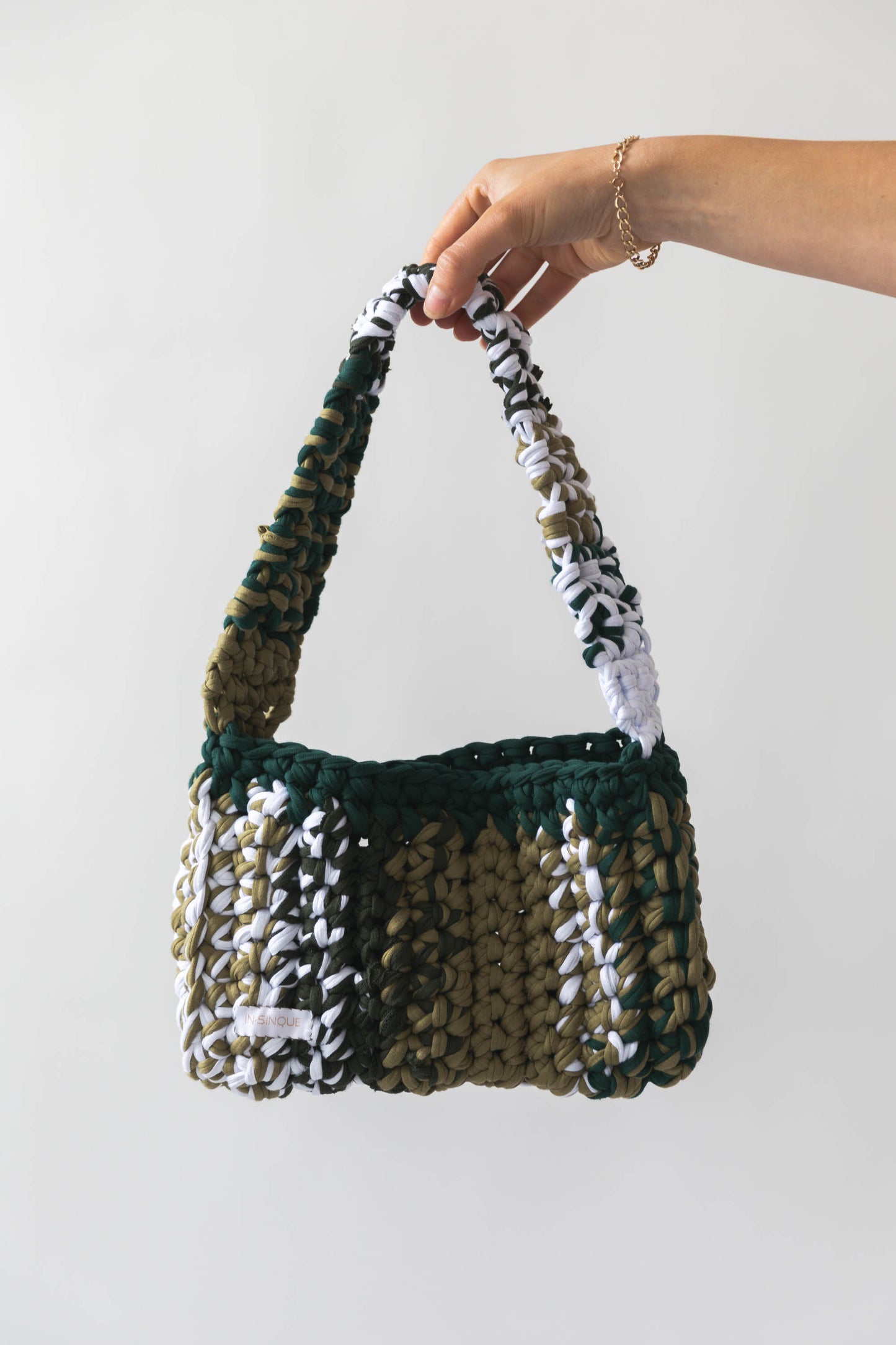 Clover Shoulder Bag in Green