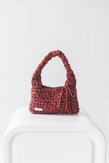 Merlot Everyday Shoulder Bag in Brown/Pink